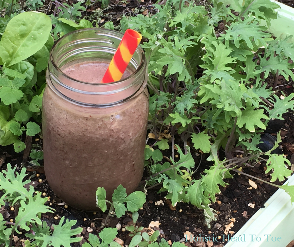 Try this Bhakti Chai Green Smoothie with Cherries