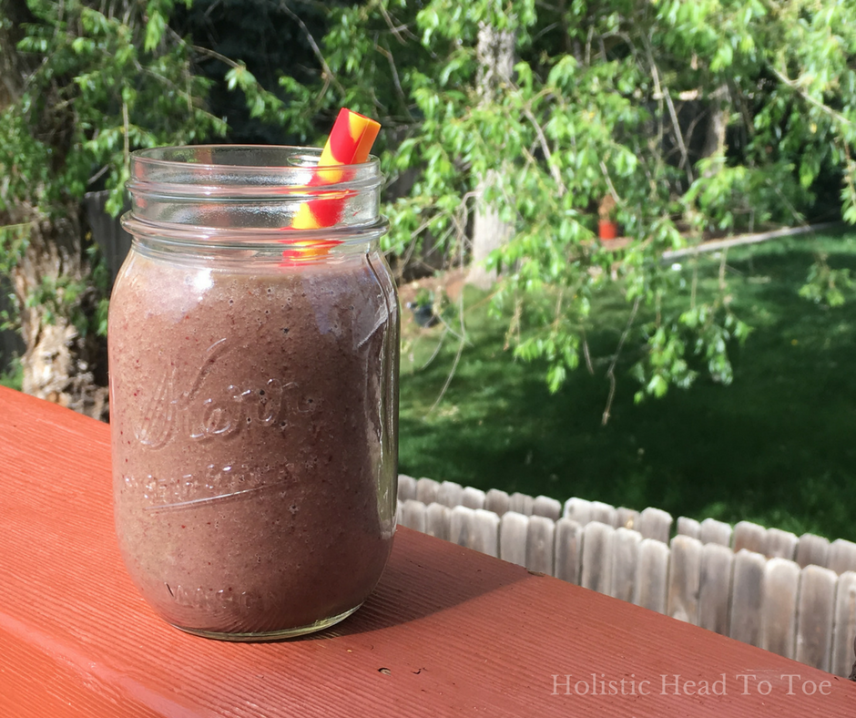 Try this Bhakti Chai Smoothie w/Greens and Cherries